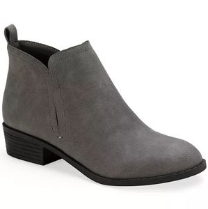 Sun + Stone‎ Cadee Ankle Booties Gray